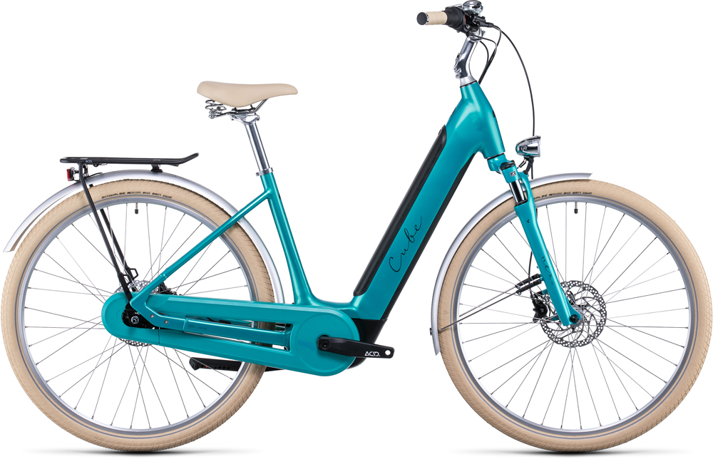 Cube Ella Cruise Hybrid 500 Easy Entry aquamarine´n´black Cube Ella Cruise Hybrid 500 Easy Entry aquamarine´n´black